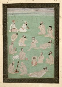 Treize derviches, du Grand Album Clive - Mughal School